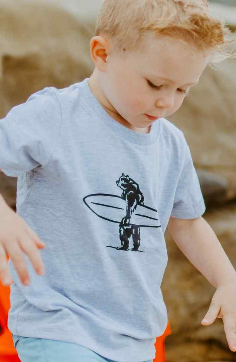 Everyday California Mini Simply Tee, Alternate, color, Light Grey