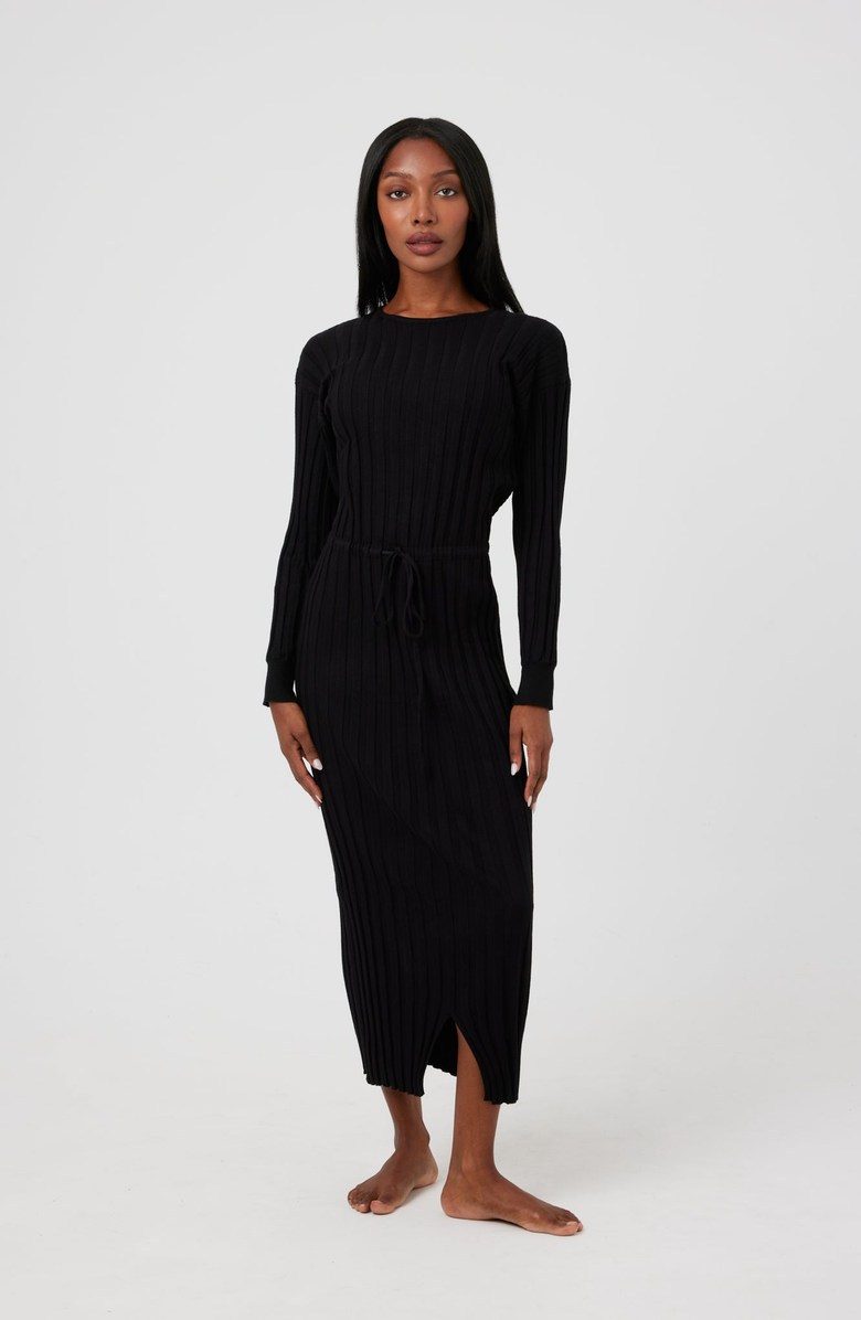 By Tess Collection Lina Dress, Alternate, color, Black