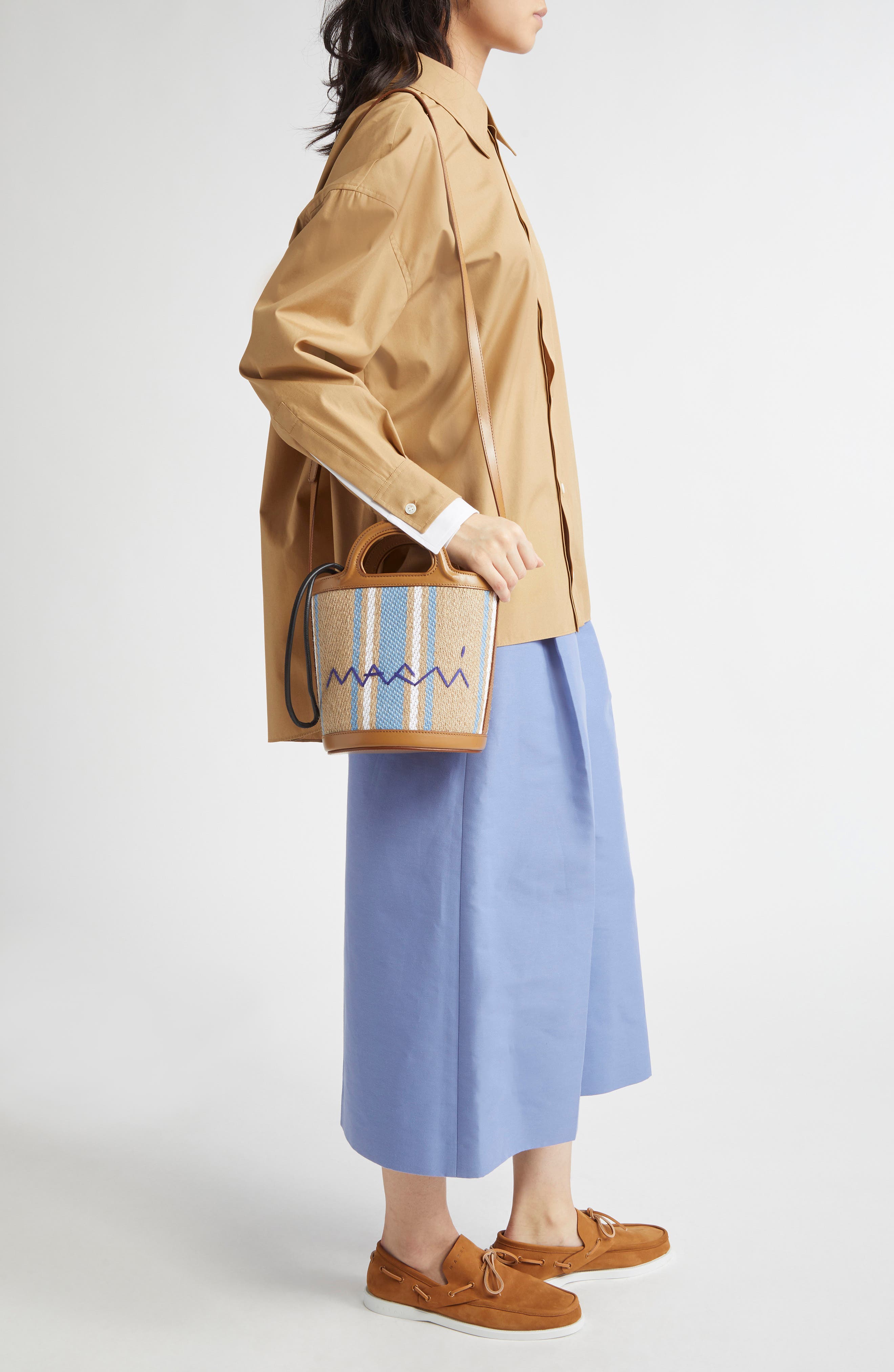 Mini Tropicalia Stripe Bucket Bag (Women) | Nordstrom