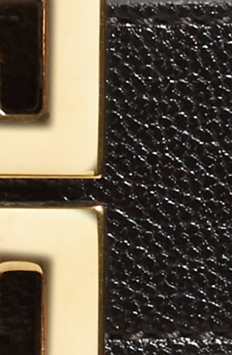 Givenchy 2G Buckle Leather Belt, Alternate, color,