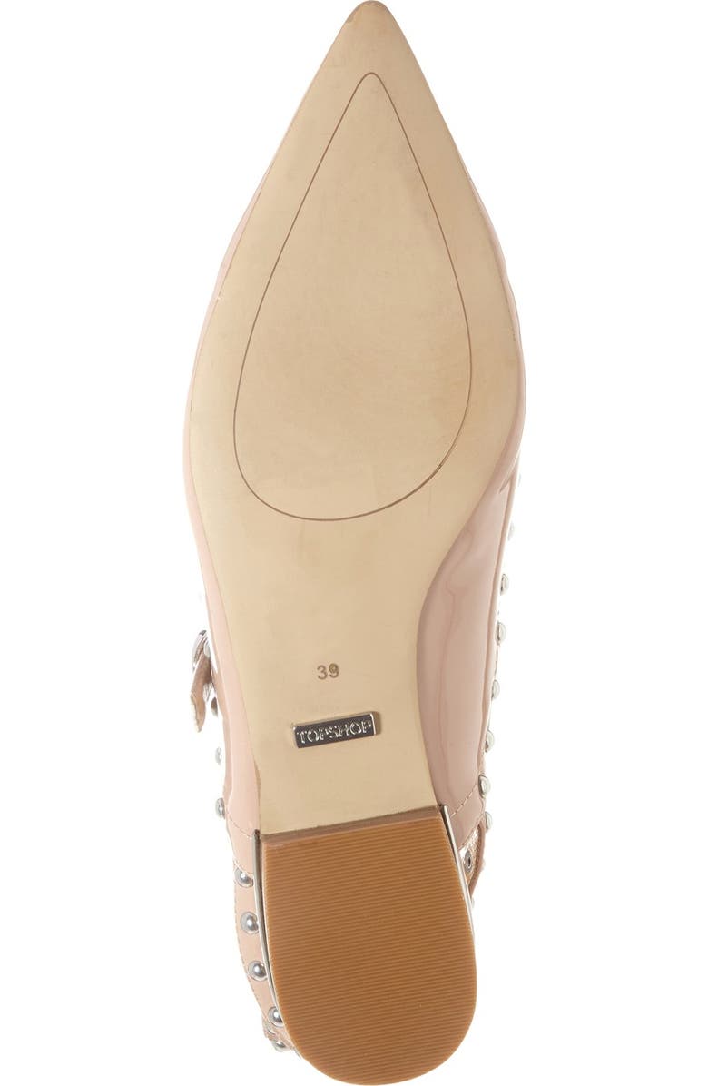 Topshop 'Kate' Pointy Toe Flat, Alternate, color,