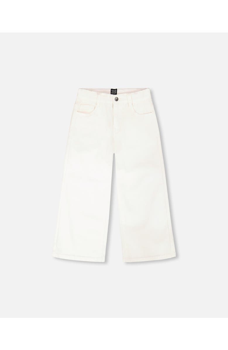 Deux par Deux Wide Leg Jeans, Main, color, White
