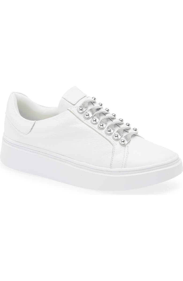 Chocolat Blu Vega Sneaker, Main, color, White Leather