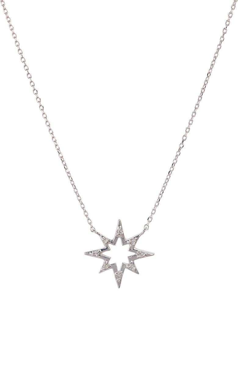 Anzie Open Starburst Pendant Necklace, Main, color,