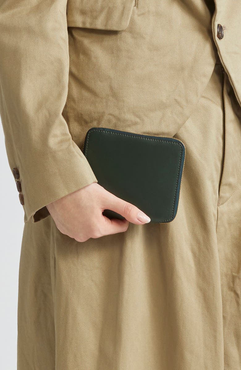 Comme des Garçons Wallets Classic Leather Wallet, Alternate, color, Bottle Green