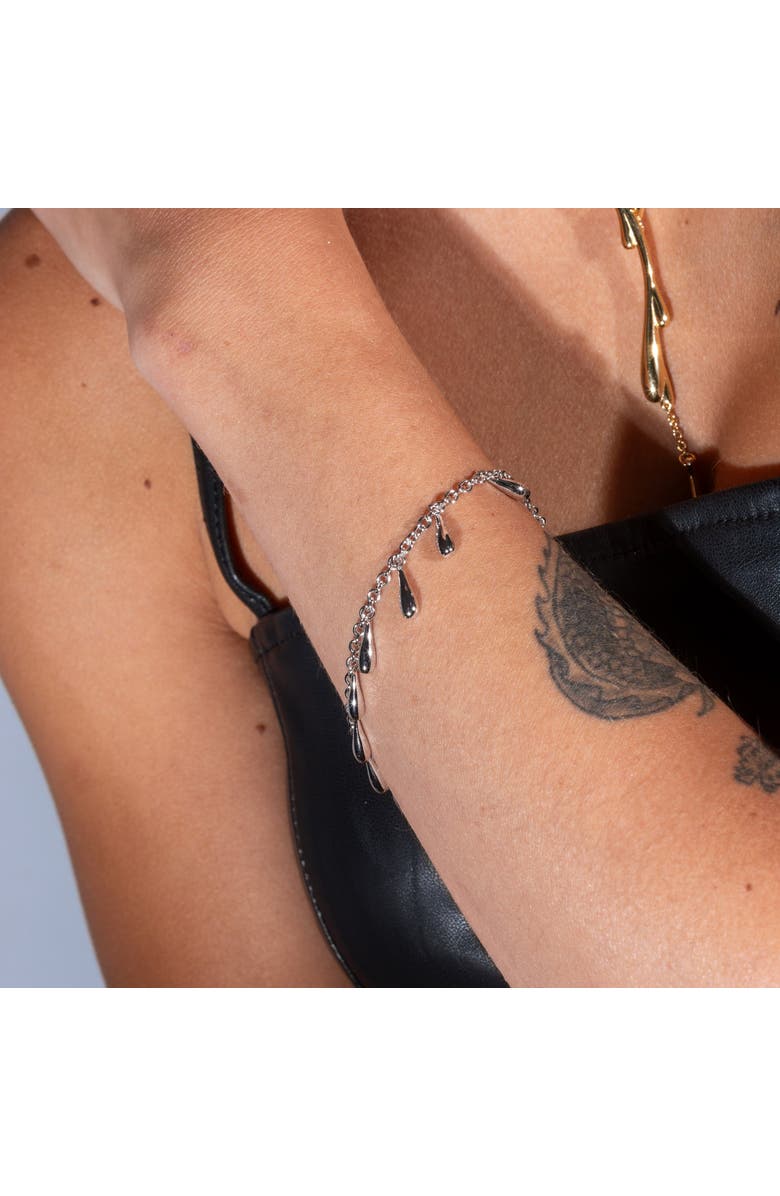 Lucy Quartermaine Drop Station Bracelet, Alternate, color, Sterling Silver