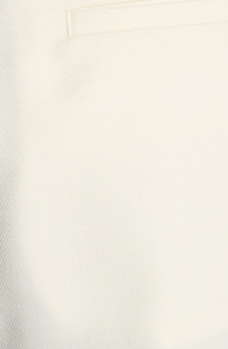 Moncler Twill Straight Leg Pants, Alternate, color, Antique White