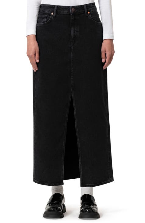 Women's Black Jean & Denim Skirts | Nordstrom