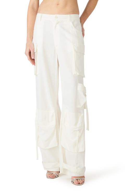 Duo Linen Blend Cargo Pants