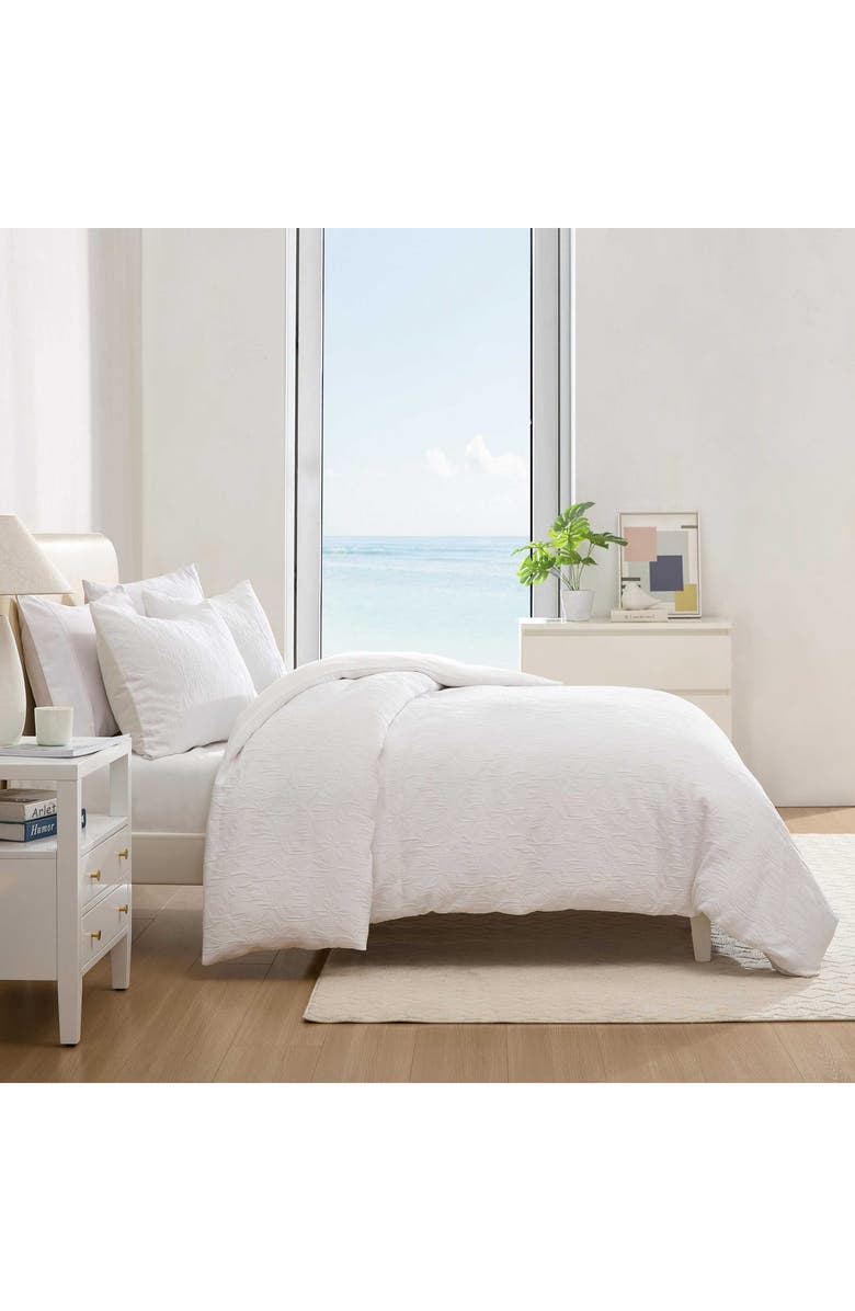 Nautica Seaside Floral Twin Comforter & Sham Set, Alternate, color, White