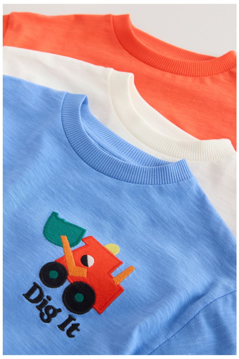 Kids' Assorted 3-Pack Cotton T-Shirts, Alternate, color, MULTI