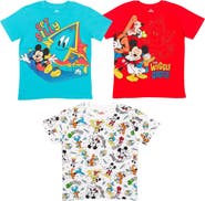 Disney Mickey Mouse 3-Pack Short Sleeve T-Shirts
