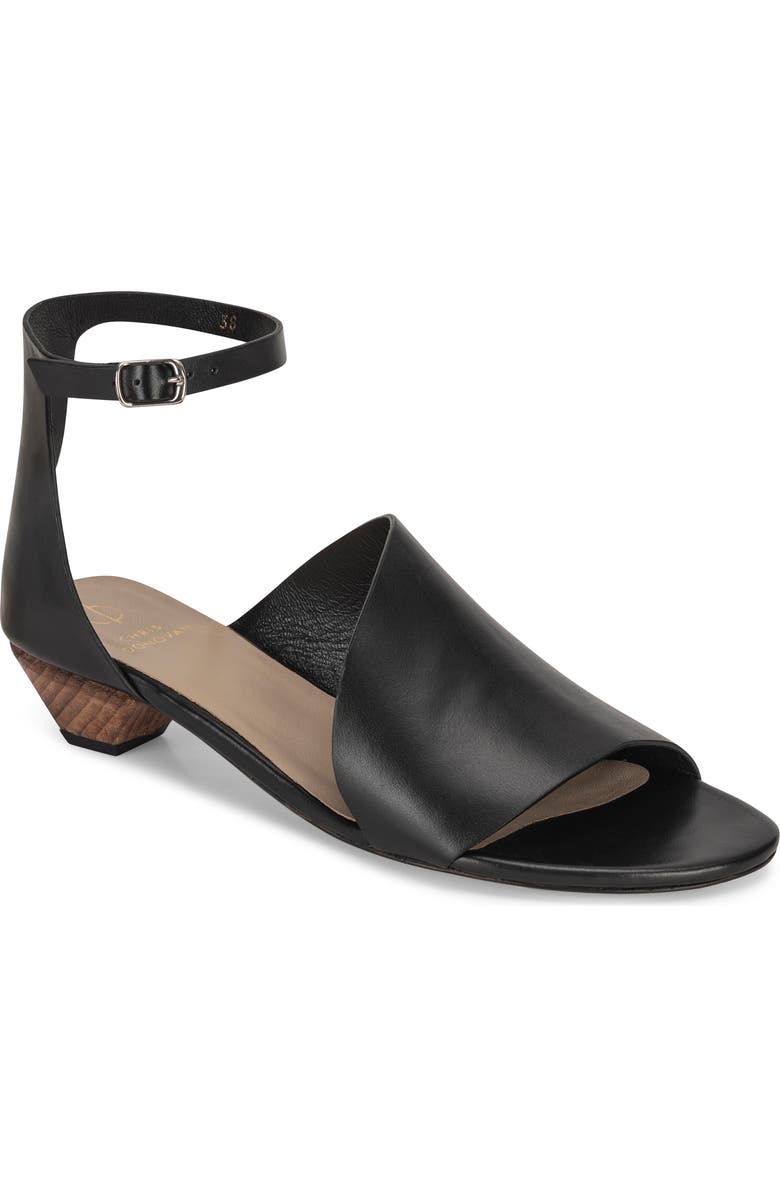 Chris Donovan Footwear Flourish Sandal, Alternate, color, Black