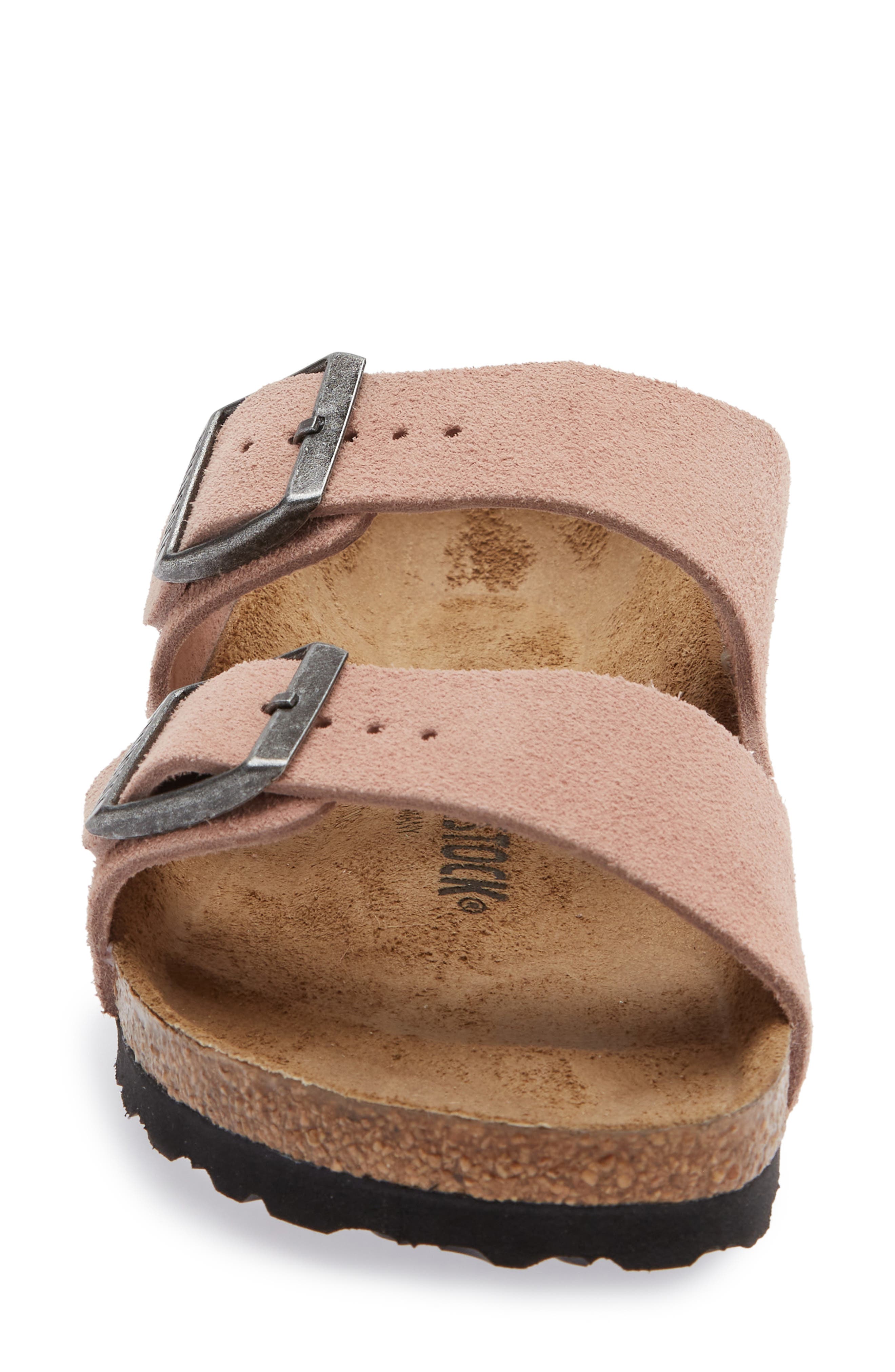 Birkenstock Arizona Sandal, Alternate, color, Pink Clay Suede
