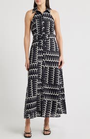 CIEBON Kaisa Sleeveless Belted Shirtdress
