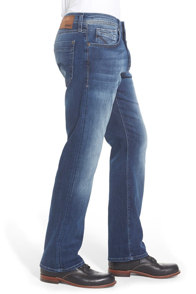 Matt Relaxed Fit Baggy Jeans, Alternate, color, MID INDIGO COOPER