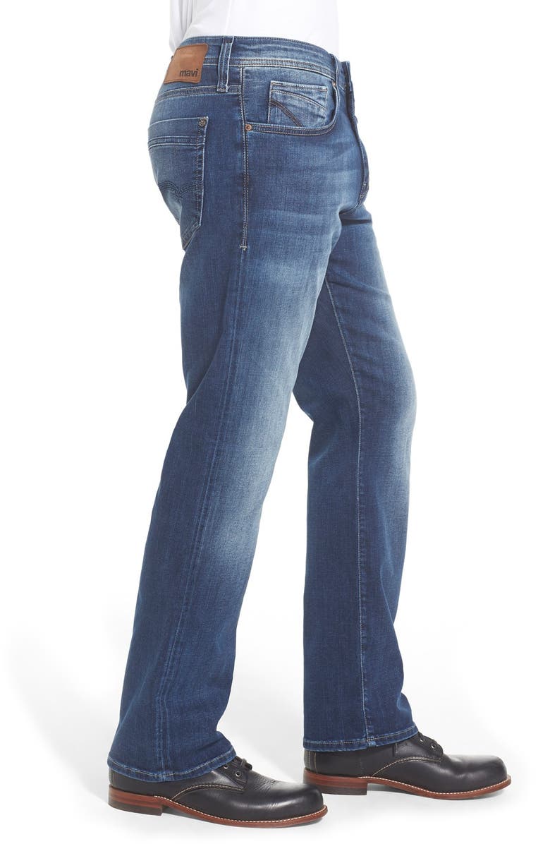 Mavi Jeans Matt Relaxed Fit Baggy Jeans, Alternate, color, Mid Indigo Cooper