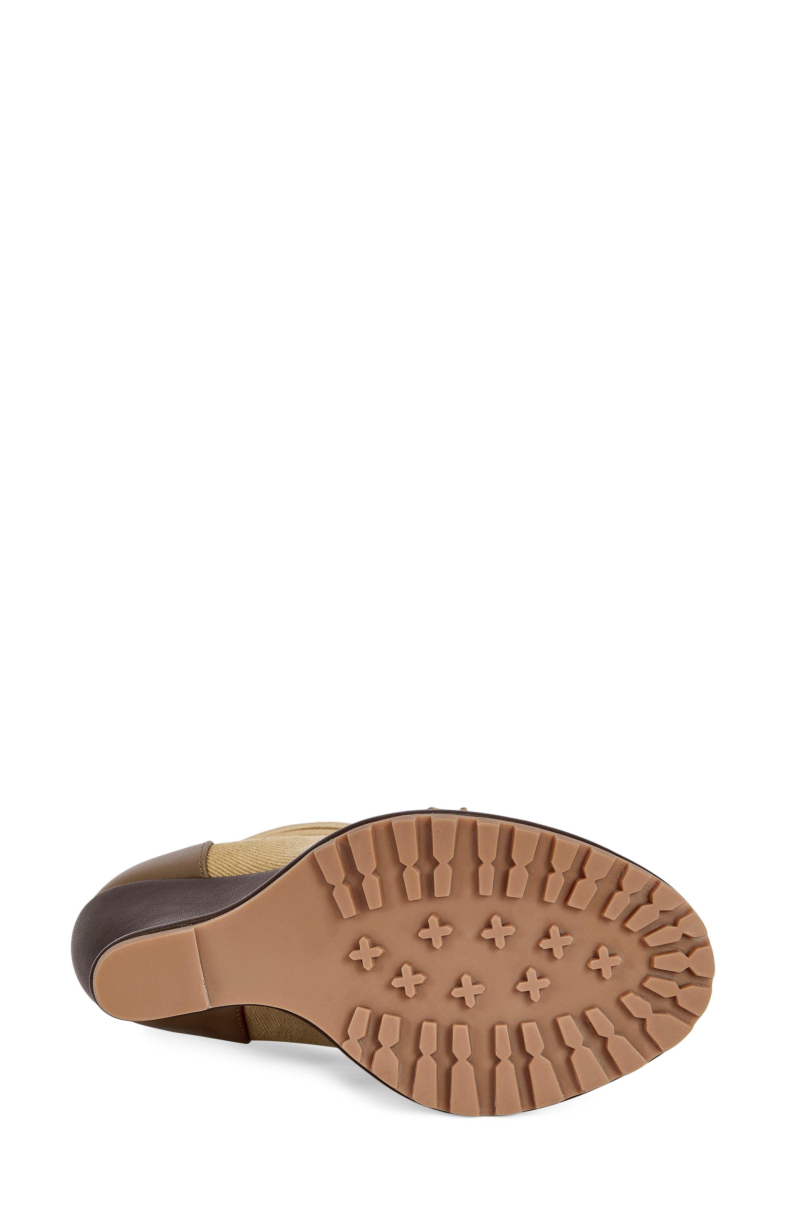 AZALEA WANG Pingree Wedge Bootie, Alternate, color, Brown