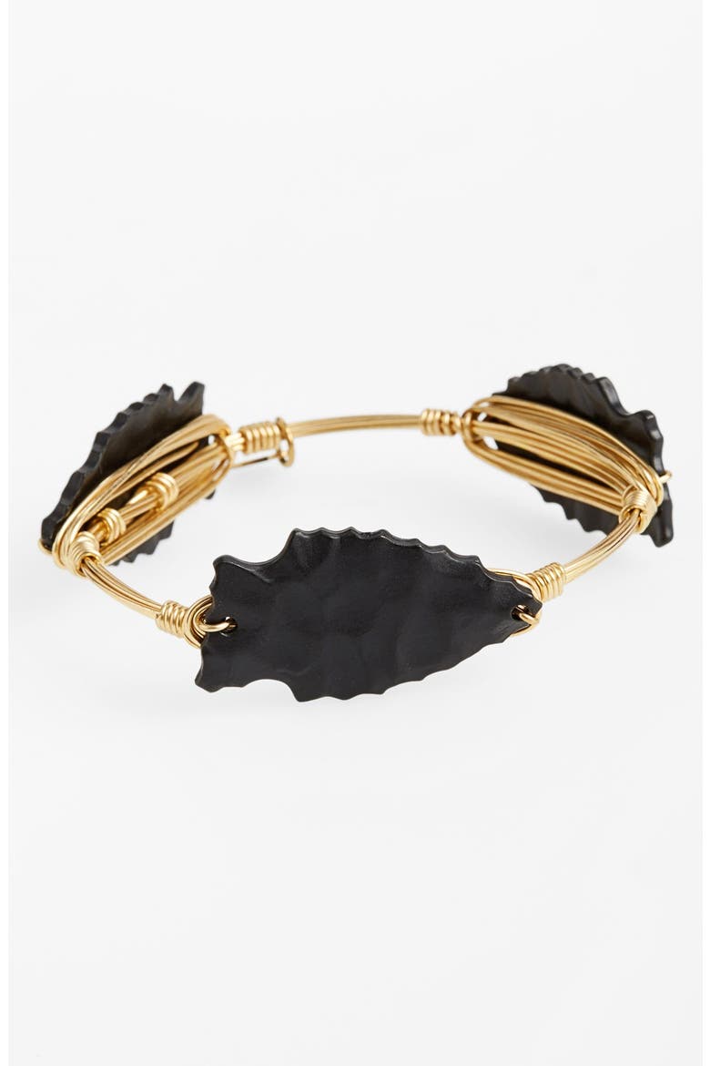 Arrowhead Bracelet, Main, color, BLACK