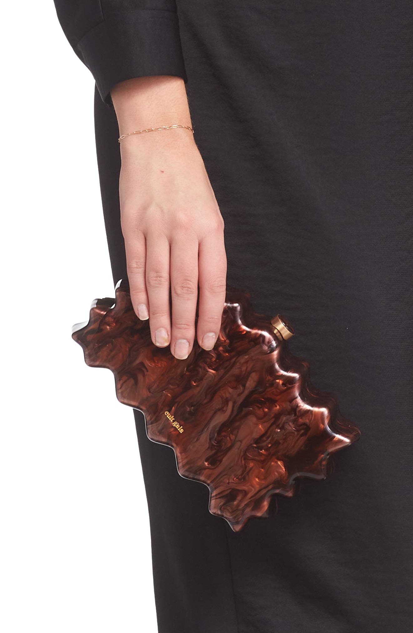 Cult Gaia Paloma Acrylic Box Clutch, Alternate, color, 