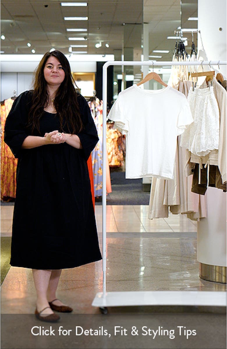 Camille Ruffle Sleeve Cotton T-Shirt, sales video thumbnail