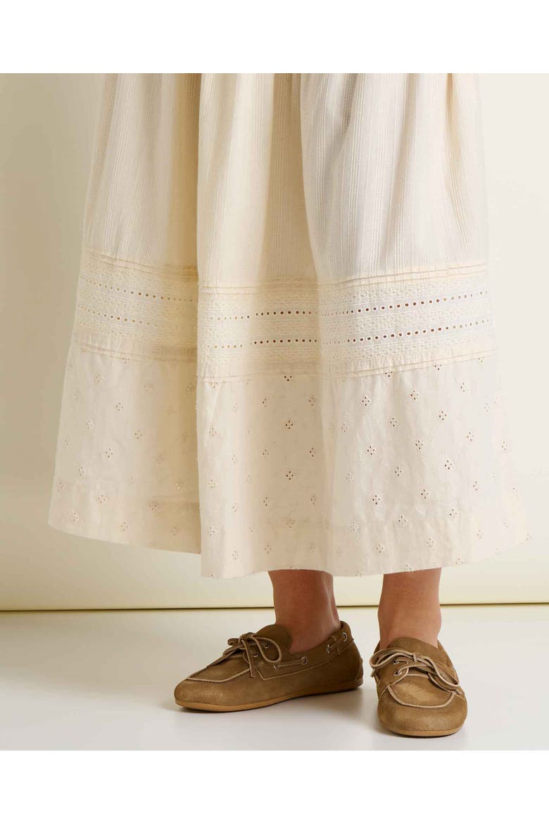 Airscape Midi Skirt, Alternate, color, Salt Dobby