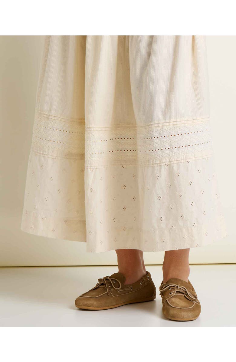 Toad & Co Airscape Midi Skirt, Alternate, color, Salt Dobby