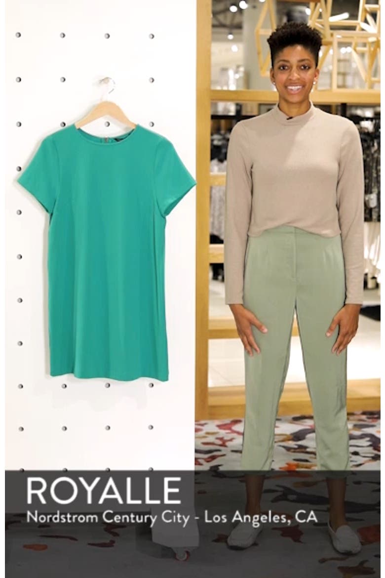 Devery Crepe Shift Dress (Nordstrom Exclusive) video