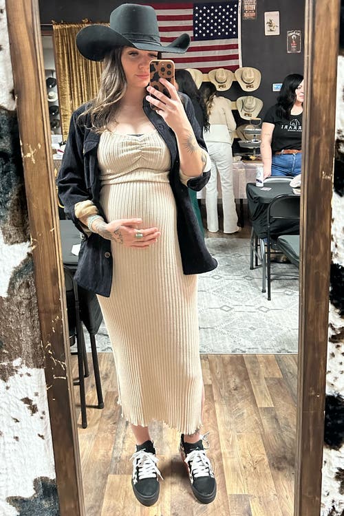 Pinkblush Floral Flutter Midi Dress In Pink