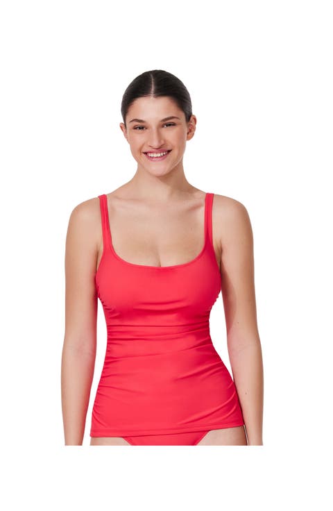 Tutti Frutti Fashion D-Cup Scoop Neck Tankini Top