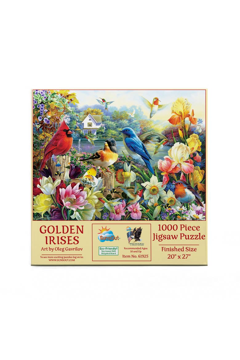 Golden Irises 1000 piece Jigsaw Puzzle for Adults, Alternate, color, Multicolor