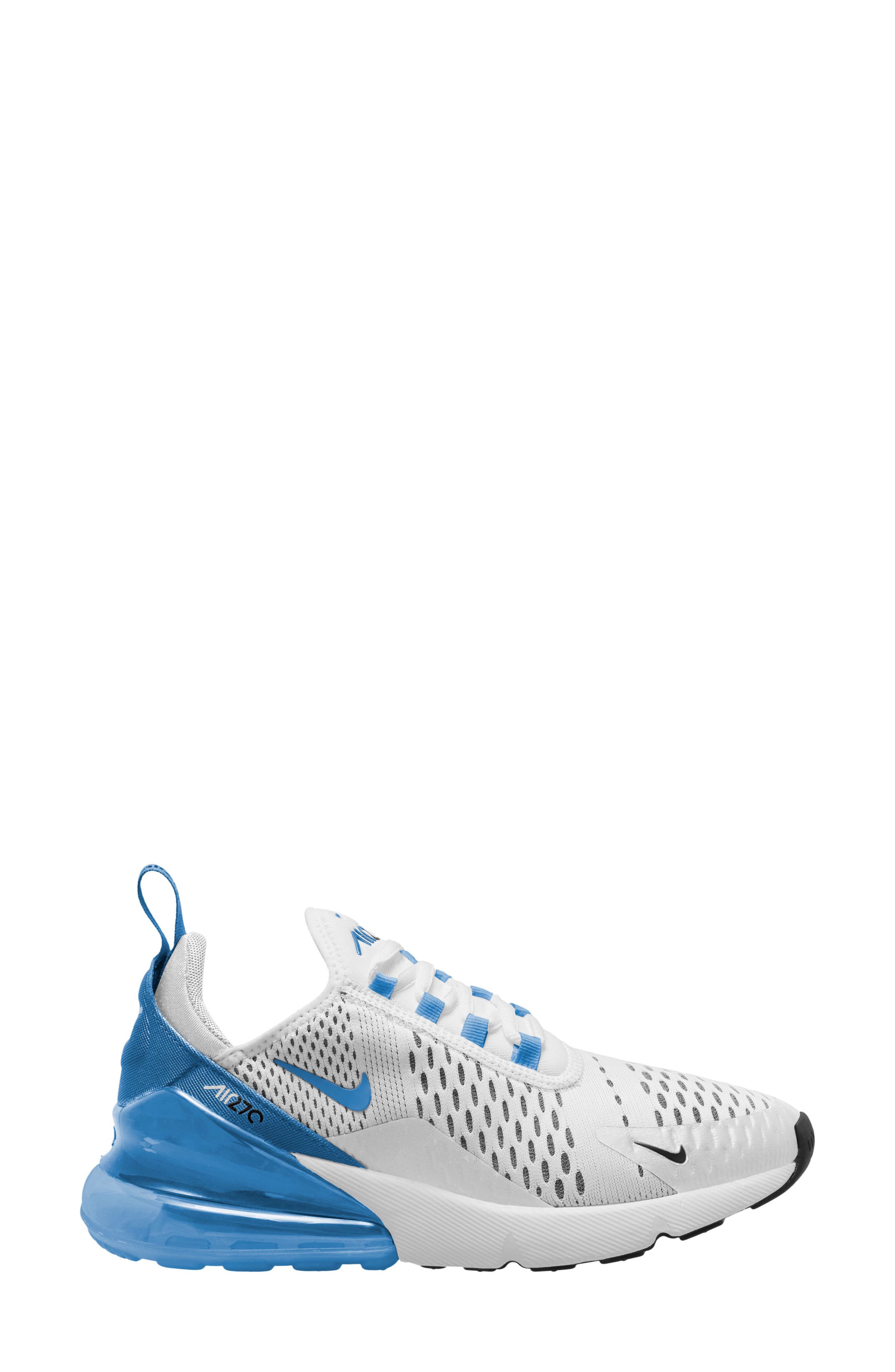 Nike Air Max 270 Sneaker, Main, color, White/ University Blue-Black
