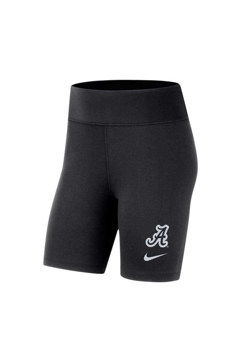 Women's Nike Black Alabama Crimson Tide Performance Biker Shorts, Alternate, color, Black