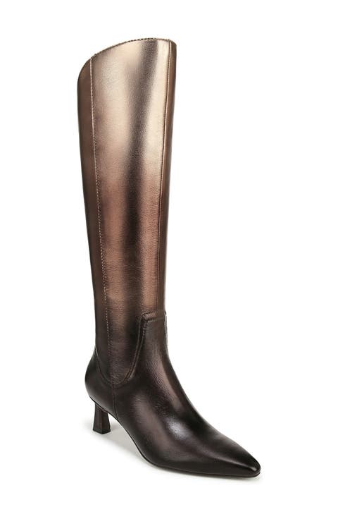 Deesha Kitten Heel Tall Boot (Women) (Narrow, Regular, Wide & Extrawide Calf)