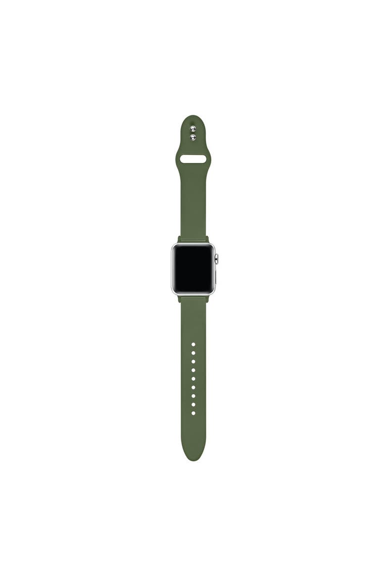 Silicone Band for Apple Watch, Alternate, color, Wild Green