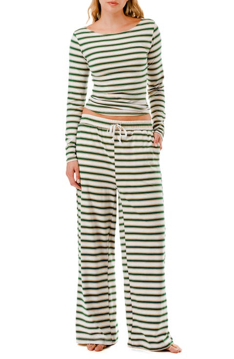 Striped Lounge Set