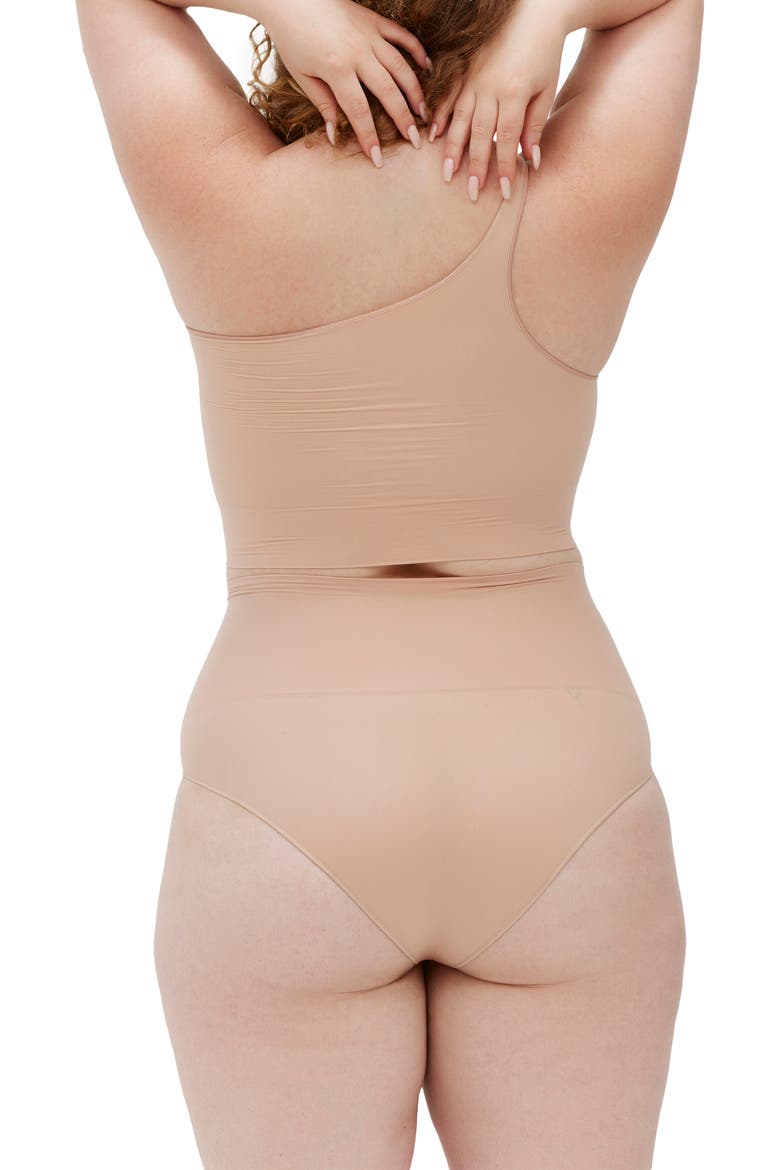 Seamless Sculpt High-Waisted Panties, Alternate, color, Nude