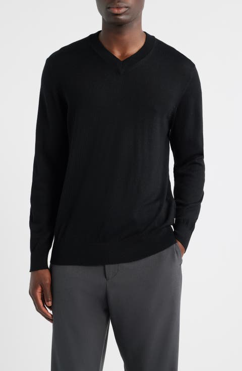 Serge 6584 Wool Blend V-Neck Sweater