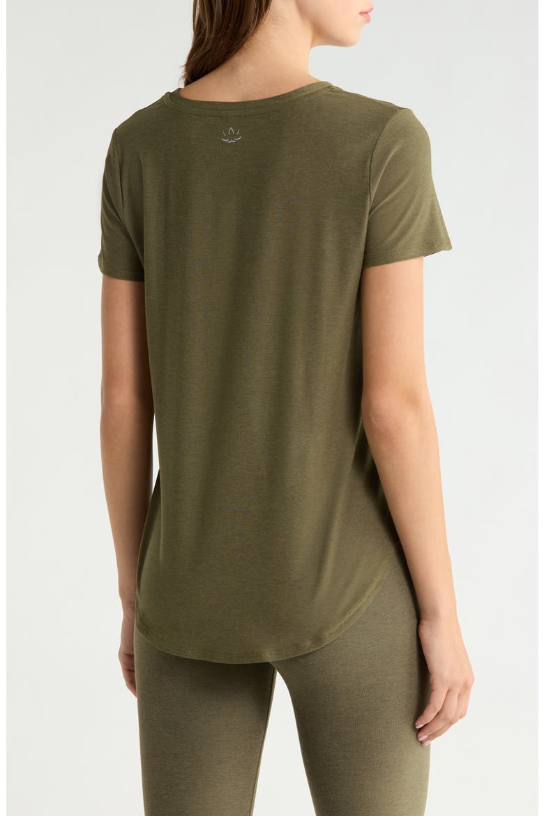 On the Down Low T-Shirt, Alternate, color, BEYOND OLIVE HEATHER