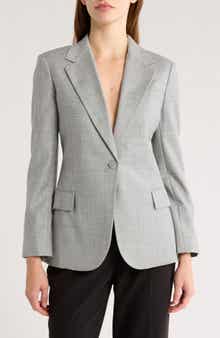 Theory Fitted Wool Blazer