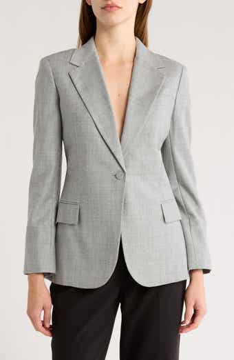 Theory Fitted Wool Blazer