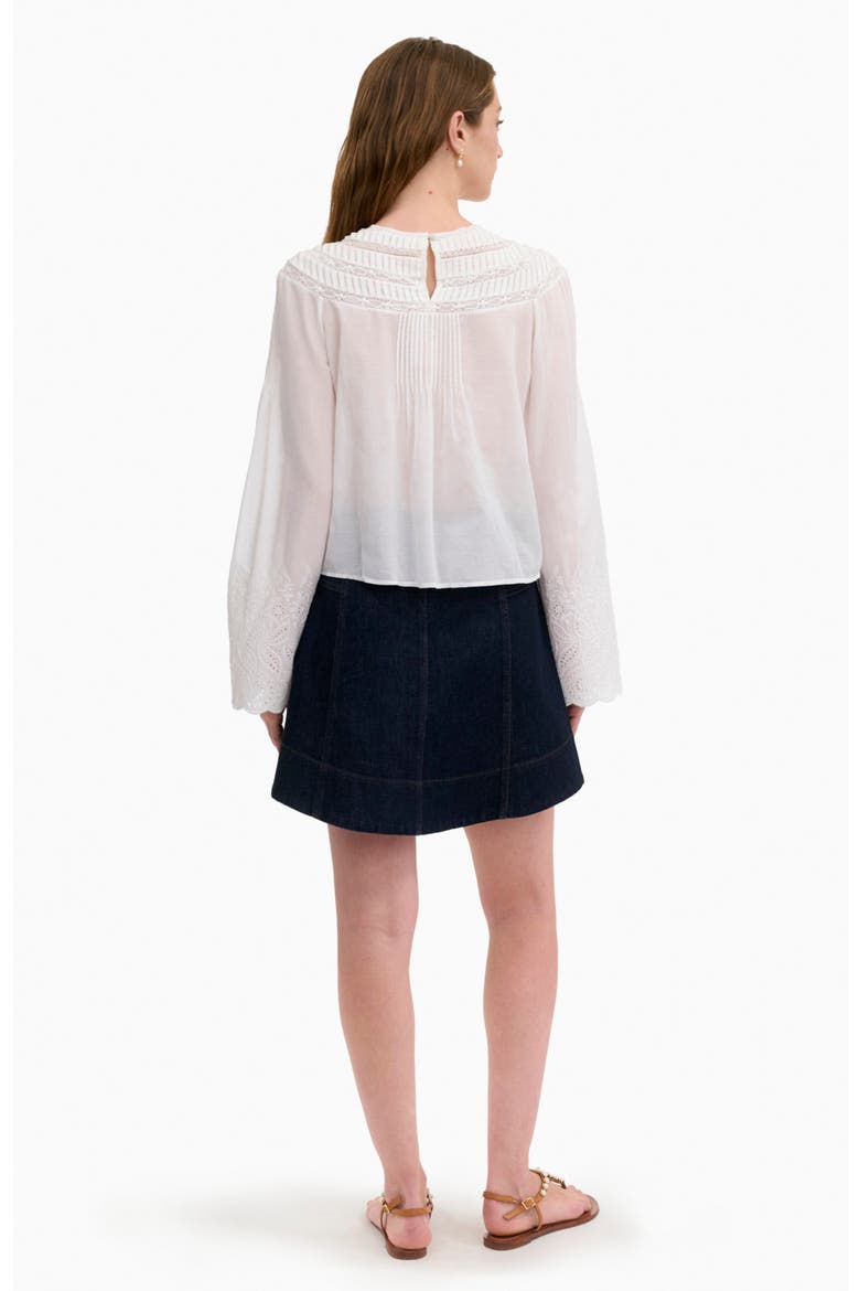 Sabine Blouse, Alternate, color, Ivory