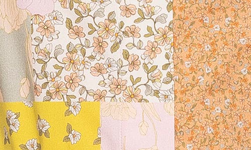 Alexia Admor Juniper Button-up Shirt In Ivory Patch Floral