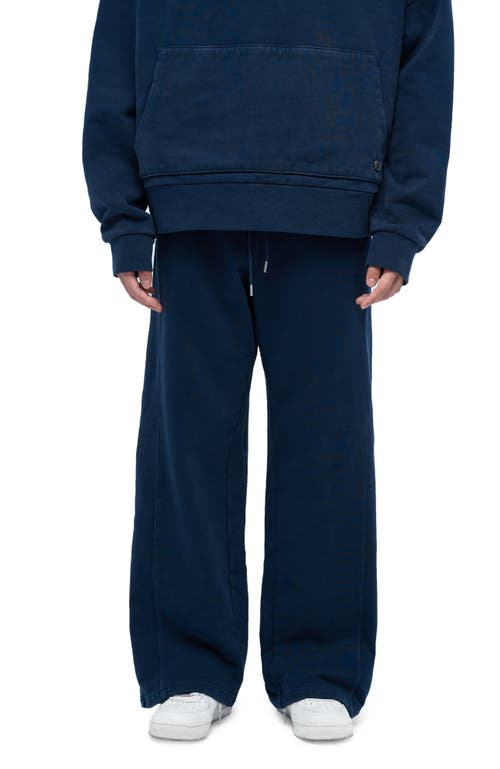 AlphaStyle HARRIS STRAIGHT LEG SWEATPANTS in Blue  product