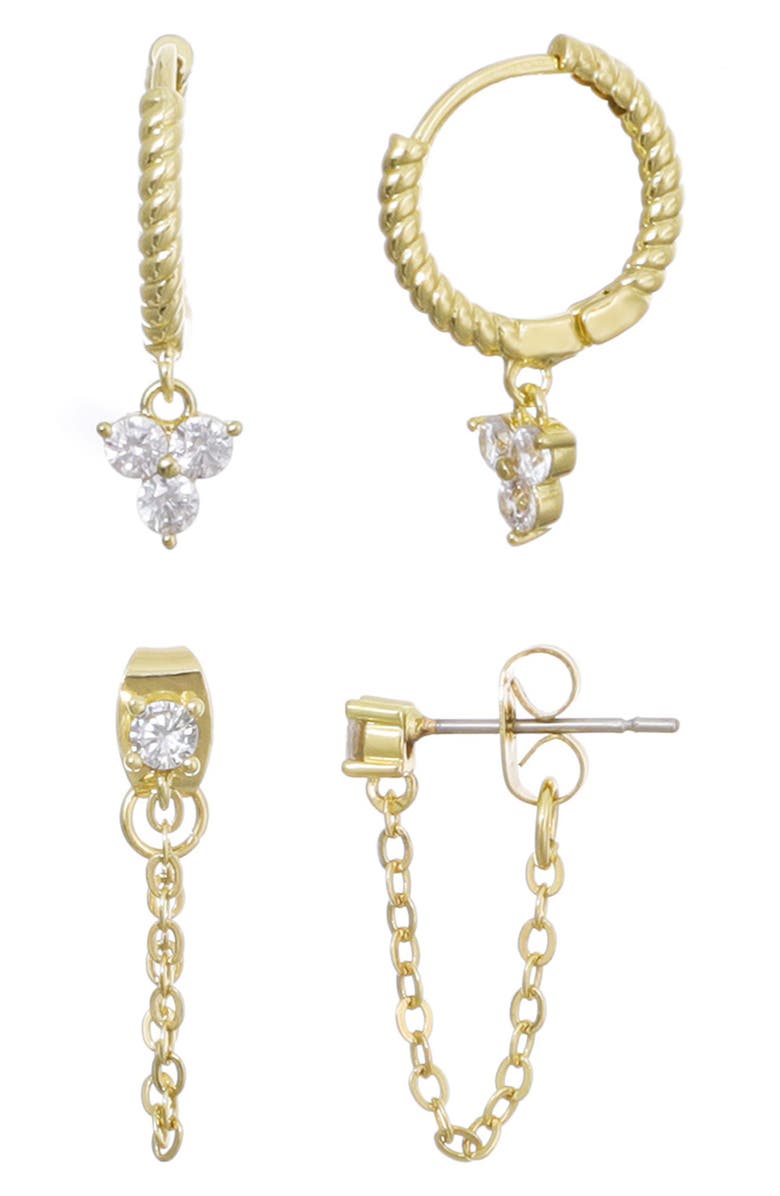 Adornia Set of 2 Earrings, Main, color,