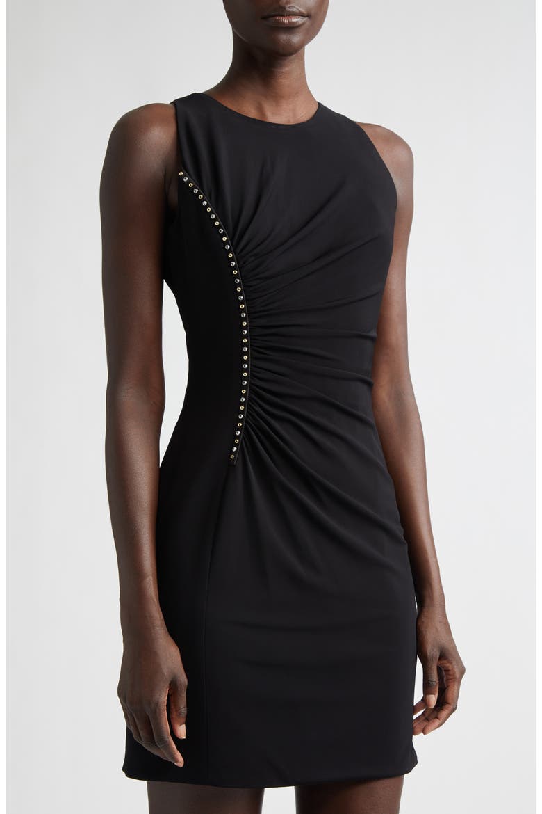 Medusa '95 Stretch Crepe Cocktail Dress, Alternate, color, BLACK
