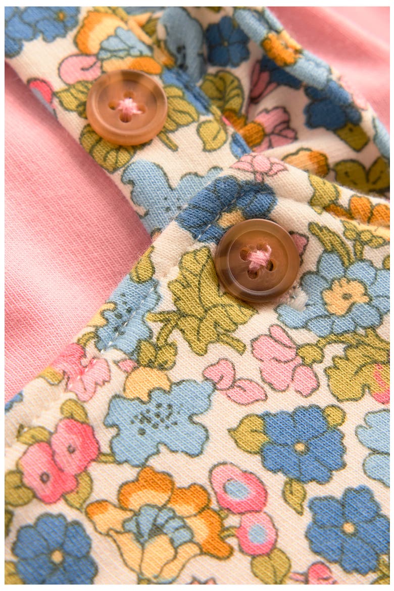 Stretch Cotton T-Shirt & Dress Set, Alternate, color, BLUE MULTI DITSY FLORAL