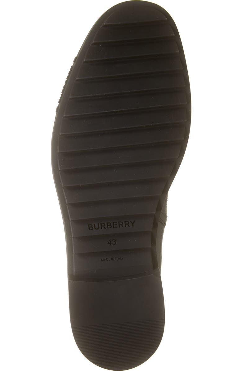 Burberry Allostock Check Chelsea Boot, Alternate, color, Black/ Birch Brown