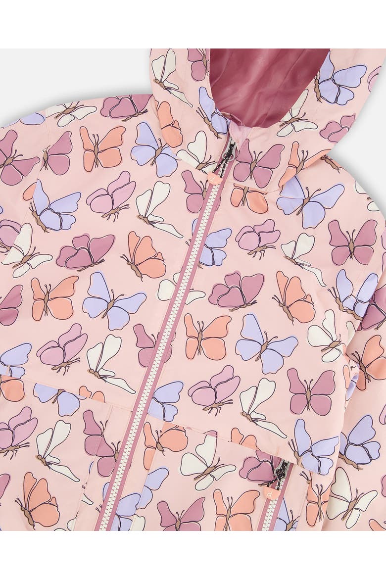 Mid-Season Butterflies Jacket, Alternate, color, Pink Printed Butterflies