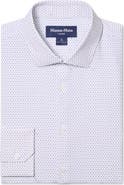 Mizzen+Main Leeward Trim Fit Diamond Print Performance Button-Up Shirt